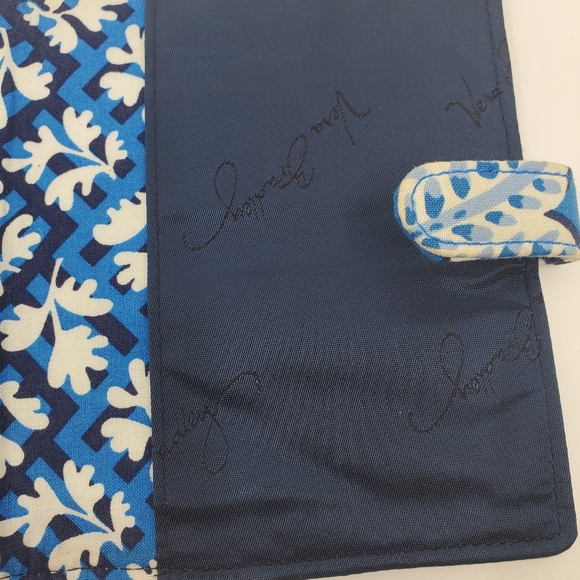 Vera Bradley Blue Multi Floral Bi-Folded Wallet - Picture 5 of 7